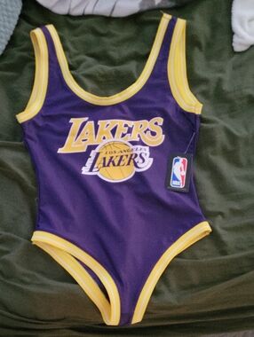 NBA Purple and Yellow Team Crew Neck